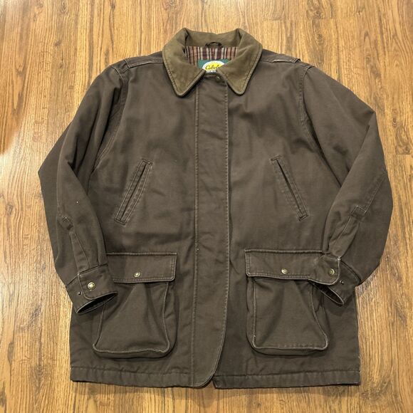 Cabela's Dark Brown Utility Jacket - Picture 1 of 9